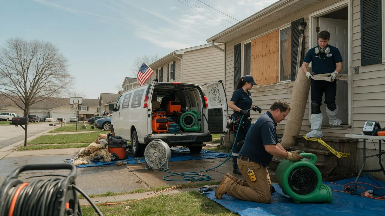 Water Damage Restoration in Big Bend, WI near me